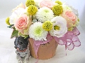 dog&flower�^�t�����`�u���h�b�O�Ԋ�̃s���|���A�����W
